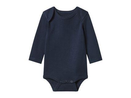 LUPILU Blue & White Baby Long-Sleeve Bodysuits - 3 Pack