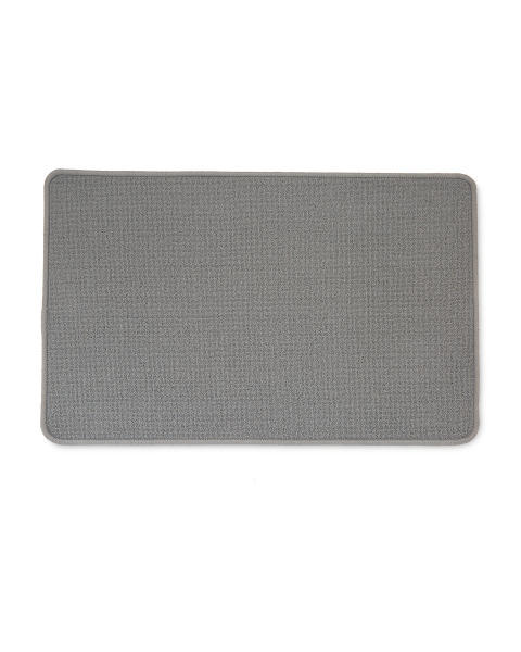 Dark Grey Washable Kitchen Mat