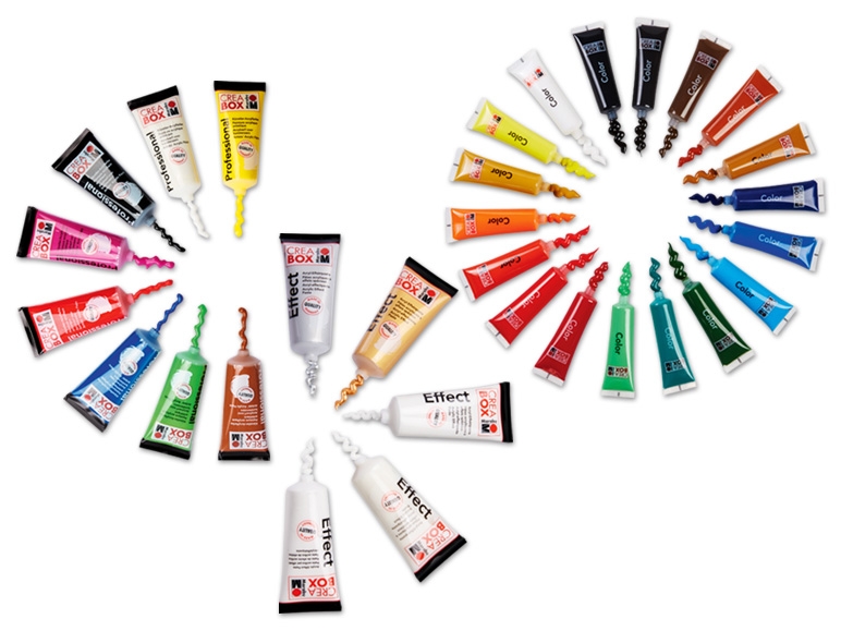 CREA BOX(R) Acrylfarben/Effektpasten