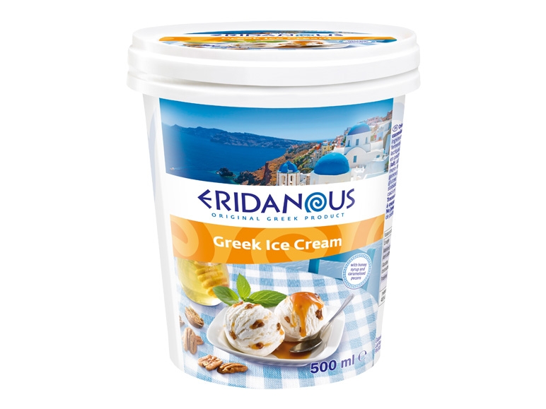 ERIDANOUS Joghurt-Eis mit Honig und Pecan