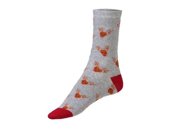 Esmara Ladies' Christmas Socks - 3 Pairs