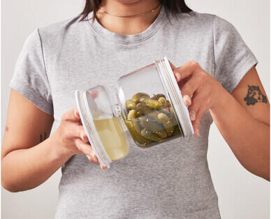 Olive/Pickle Straining Jar or Food Storage Tray