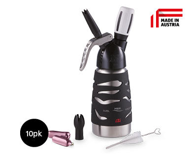 iSi Whip Mini Plus with 10pk Professional Cream Charges