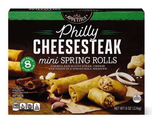 Appetitos 
 Buffalo Chicken or Philly Cheesteak Mini Spring Rolls