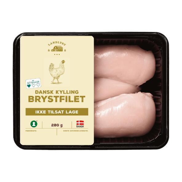 LANDLYST Brystfilet af dansk kylling