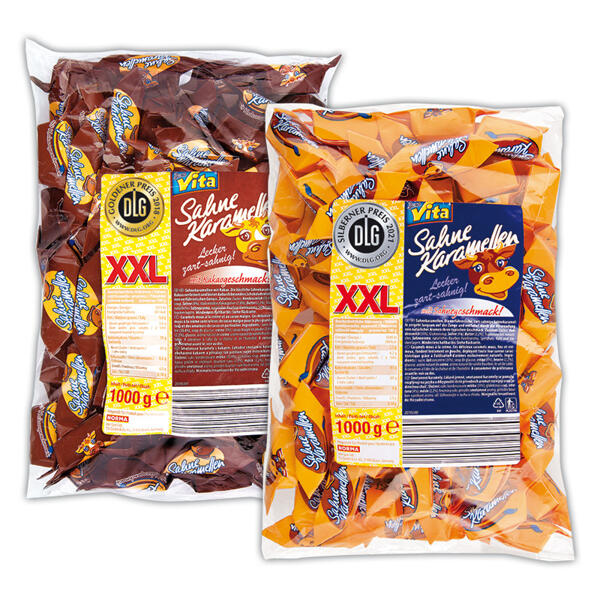 XXL Sahne Karamellen