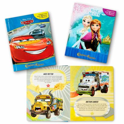 Livre avec figurines