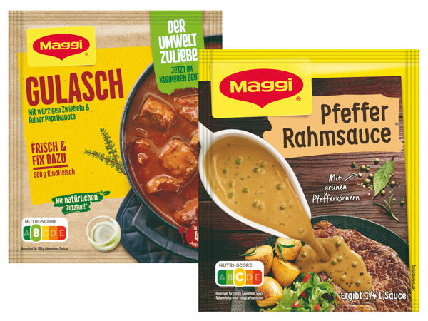 Maggi Fix oder Gourmet Sauce
