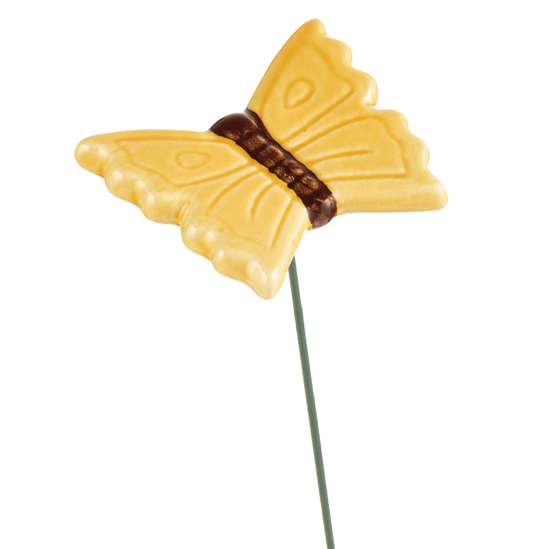 Keramik-Glockenblümchen/ -Schmetterling