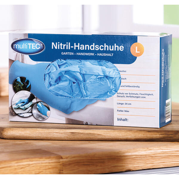 Puderfreie Nitril-Handschuhe 50er