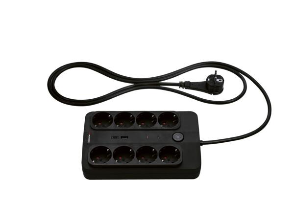Socket surge protected extension lead