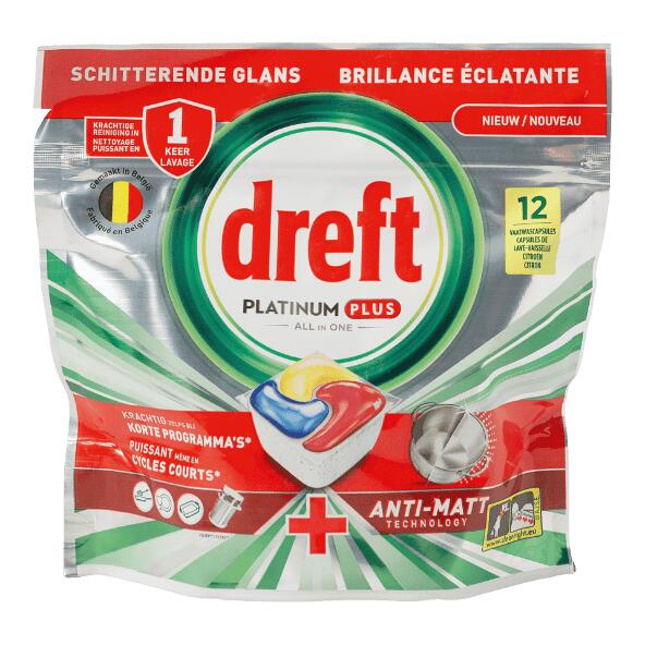 DREFT(R) 				Tablettes pour lave-vaisselle platinum plus, 72 pcs
