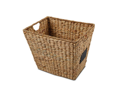 Huntington Home Woven Water Hyacinth Basket