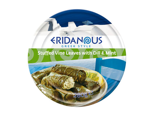 Eridanous Stuffed Vine Leaves with Dill & Mint