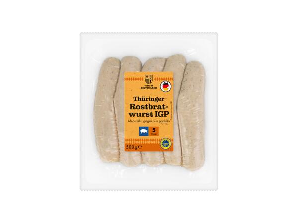 Thüringer Rostbratwürste PGI