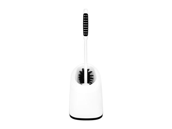 White Toilet Brush Set