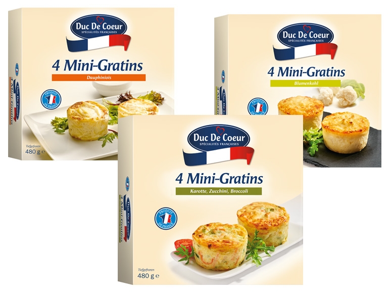 DUC DE COEUR Mini-Gratins