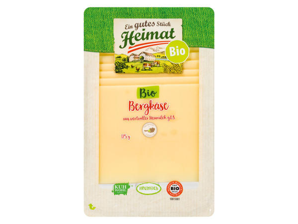 EIN GUTES STÜCK HEIMAT Bio-Heumilch Käsescheiben