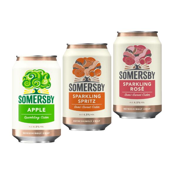 SOMERSBY 	 				Apple cider, sparkling rosé eller spritz