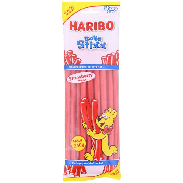 Haribo Balla Stixx Aardbei