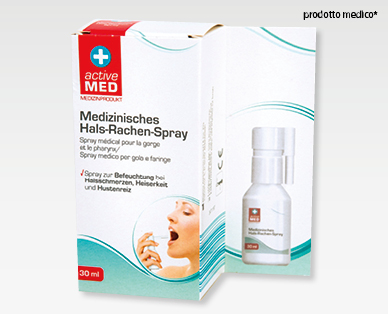 Spray per gola/faringe ACTIVE MED