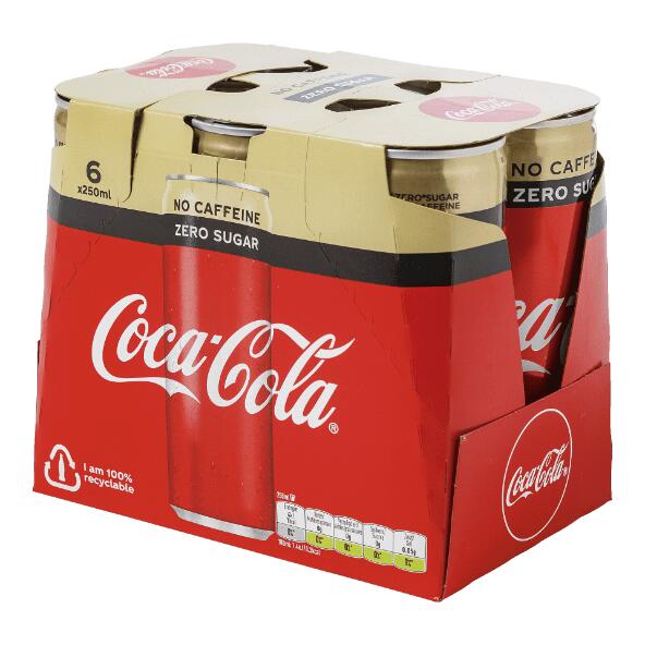 Coca-Cola sans caféine, 6 pcs