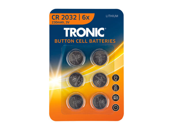 Tronic Button Cell Batteries