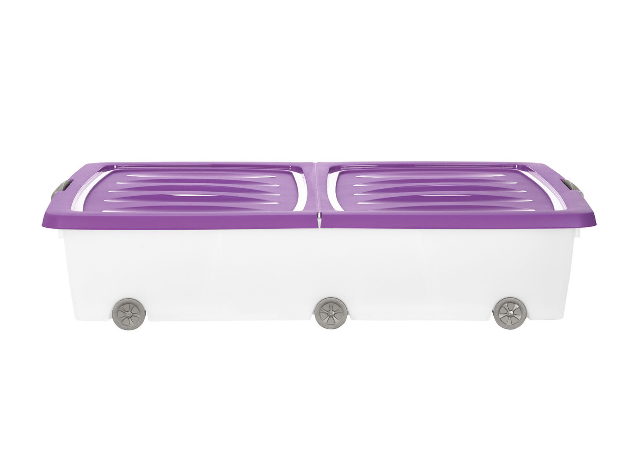 Underbed Storage Box With Wheels, 52L