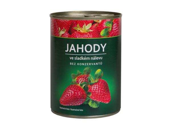 JAHODY VE SLADKÉM NÁLEVU