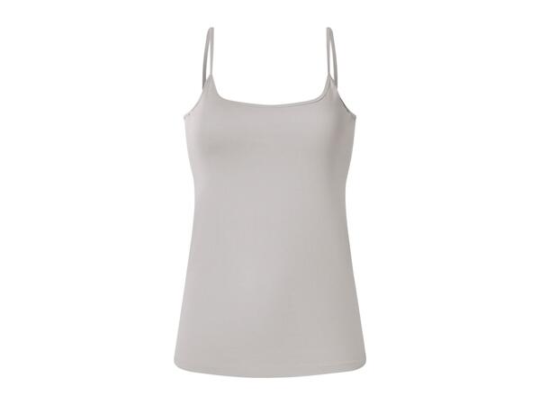 Ladies' Green, Blue and Grey Vest Tops - 3 Pack