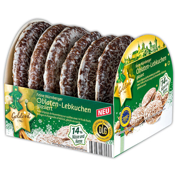 Feine Nürnberger Oblaten-Lebkuchen