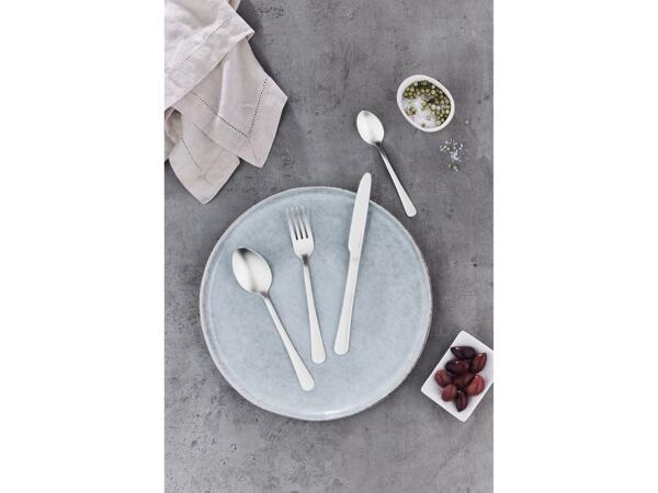 Stainless steel cutlery set, 16 pieces