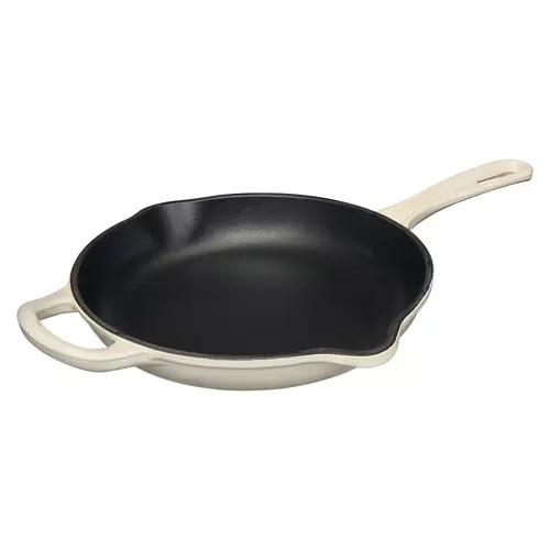 Cast Iron Fry Pan, White