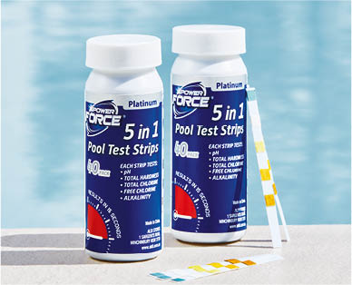 5 in 1 Pool Test Strips 2 x 40 pack
