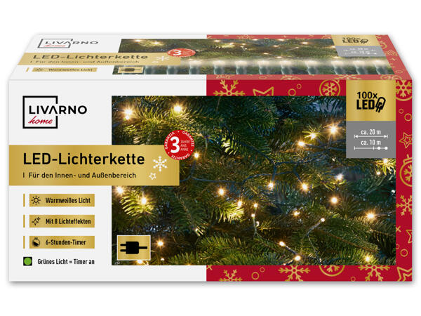LED-Lichterkette, 100 LEDs