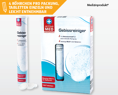 ACTIVE MED Gebissreiniger-Tabs