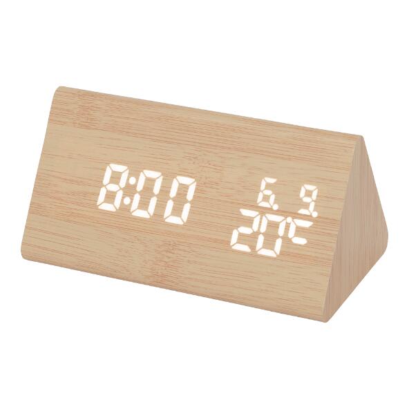 KRONTALER(R) 				Digitalwecker aus Holz