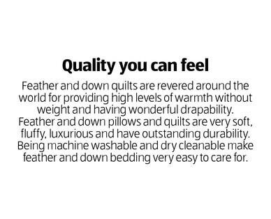 Luxury 50/50 Duck Down and Feather Quilt - King Size
