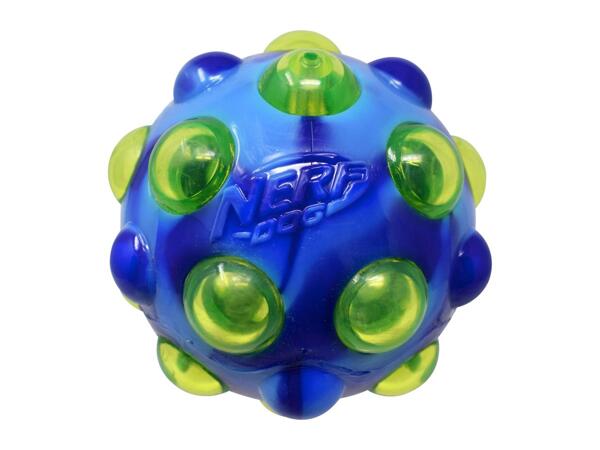 Nerf Dog LED Bubble Toys - Squeak Bubble Ball