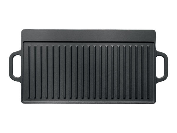Grillmeister Cast Iron Griddle / Grill Pan