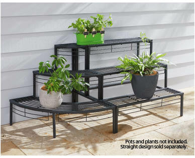 Iron Decorative Flower Steps – Corner