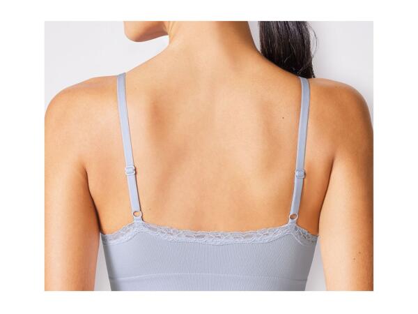 Esmara Ladies' Ribbed Bralette - Blue