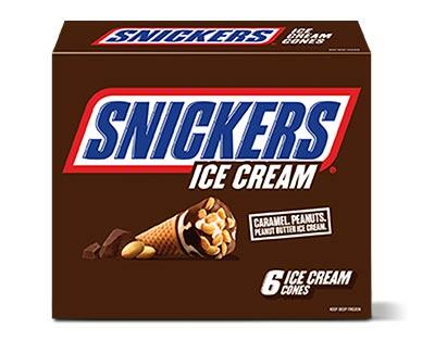 Snickers 
 Ice Cream Cones