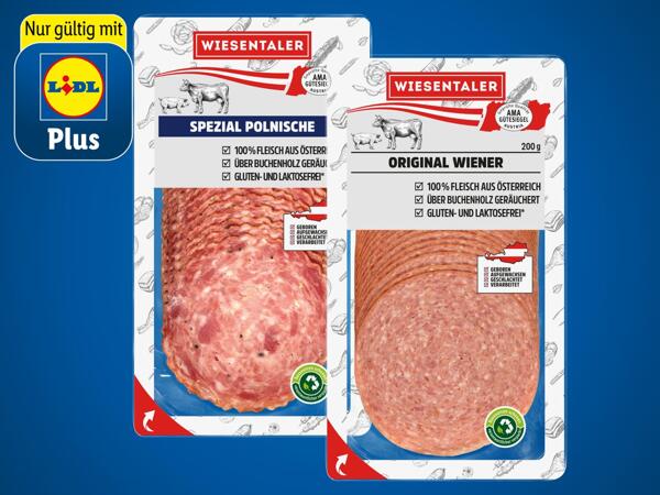 Wiener oder Polnische gebraten