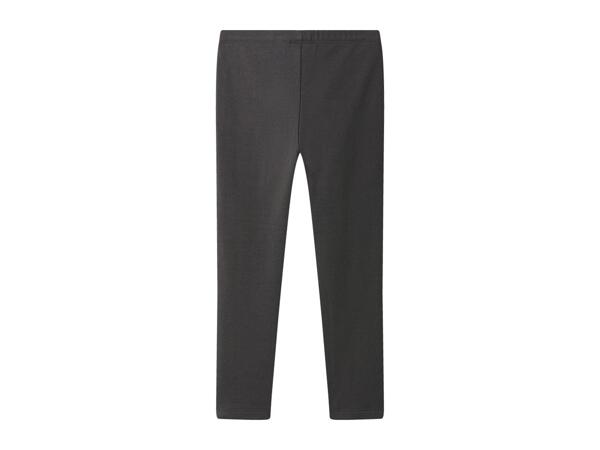Lupilu Kids' Grey Thermal Leggings - Pack of 2