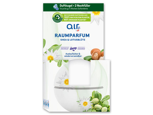 Duftkugel mit 2 Nachfüller