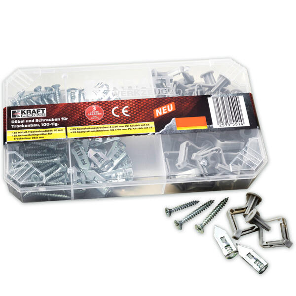 Trockenbauschrauben-/ Anker-Set