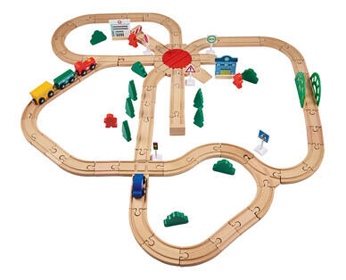 Wooden Train Set
