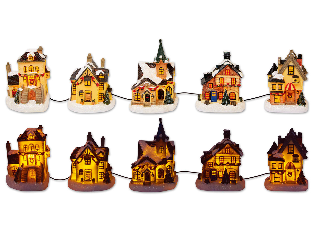 MELINERA(R) Weihnachtsstraße mit Beleuchtung