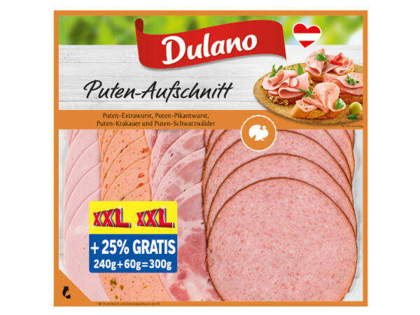 Puten-Aufschnitt 240 g + 60 g gratis